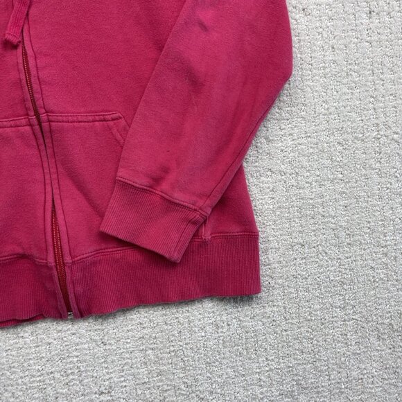 Retro Y2K Oakley Women's Full Zip Hoodie Pink Big Graphic Size XS Stained, read* - Picture 5 of 16